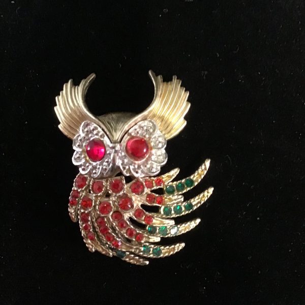 Gilded Wise Owl Pin