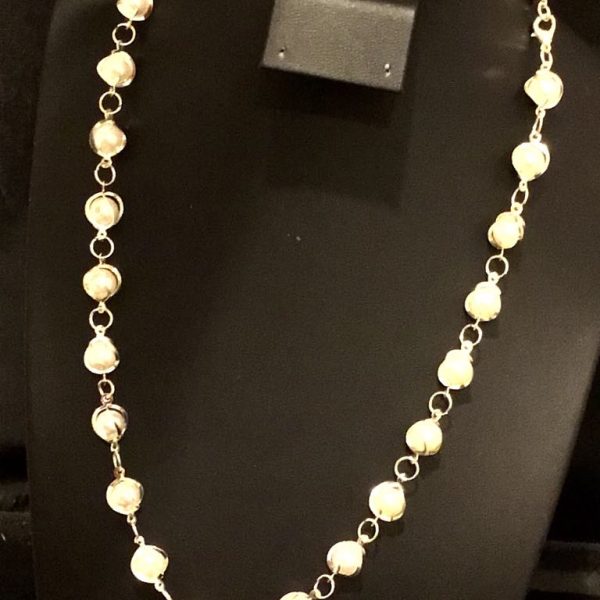 Champagne Glow Pearl-Link Necklace